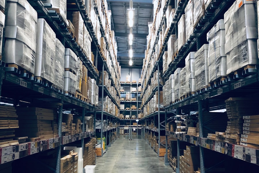 High-bay warehouse racking